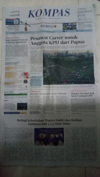 Image of Kompas : Amanat Hati Nurani Rakyat : Rabu, 20 Maret 2024