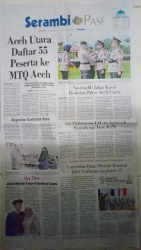 Image of Serambi Pase : Senin 20 November 2023 / 6 Jumadil Awal 1445 H