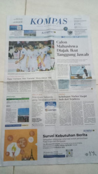 Image of Kompas : Amanat Hati Nurani Rakyat : Rabu, 27 Maret 2024