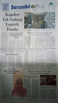 Image of Serambi Pase : Rabu 18 Oktober 2023 / 3 Rabiul Akhir 1445 H