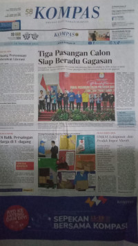 Image of Kompas : Amanat Hati Nurani Rakyat : Kamis, 26 Oktober 2023