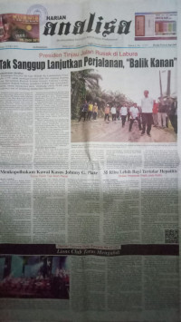 Image of Analisa : Membangkitkan Partisipasi Rakyat dalam Pembangunan : Jumat, 19 Mei 2023 : Tahun L No. 17757