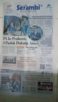 Image of Serambi Indonesia :  No. 12120 Tahun Ke-34 : Jumat 27 Oktober 2023 / 12 Rabiul Akhir 1445 H