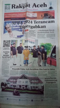 Image of Rakyat Aceh : Spirit Baru Membangun Nanggroe : Rabu 29 November 2023 / 15 Jumadil Awal 1445 H