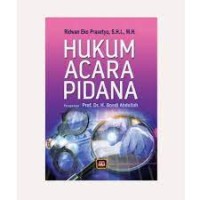 Image of Hukum Acara Pidana