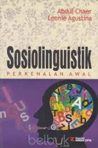 Image of Sosiolinguistik 