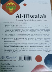 Image of Jurnal : Al-Hiwalah : Jurnal Syariah Economic Law. Vol 3, Edisi 1, Januari - Juni 2024