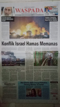 Image of Waspada : Demi Kebenaran dan Keadilan : Rabu, Kliwon, 11 Oktober 2023 / 25 Rabiul Awal 1445 H : No. 278356 Tahun Ke-76