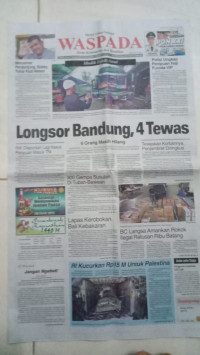 Image of Waspada : Demi Kebenaran dan Keadilan : Rabu, Pon, 27 Maret 2024 / 16 Ramadhan 1445 H : No. 278516 Tahun Ke-77