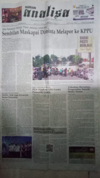 Image of Analisa : Membangkitkan Partisipasi Rakyat dalam Pembangunan : Senin, 18 Maret 2024 : Tahun L No. 18045