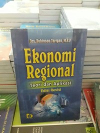 Image of Ekonomi Regional Teori Dan Aplikasi