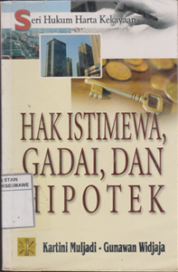 Image of Hak Istimewa, Gadai dan Hipotek