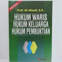Image of Hukum Waris Hukum Keluarga Hukum Pembuktian