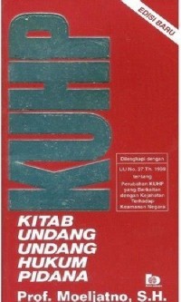 Image of Kitab Undang-Undang Hukum Pidana (KUHP) : Edisi Baru