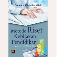 Image of Metode Riset Kebijakan Pendidikan