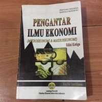 Image of Pengantar Ilmu Ekonomi ( Mikronomi & Makronomi )
