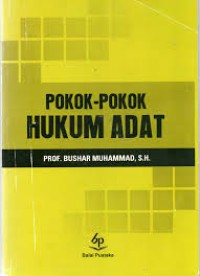 Image of Pokok-Pokok Hukum Adat