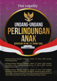 Image of Undang-Undang Perlindungan Anak Berdasar UU No.23 Tahun 2002