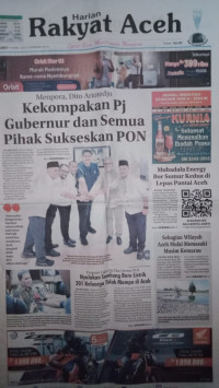 Image of Rakyat Aceh : Spirit Baru Membangun Nanggroe : Jumat 15 Maret 2024 / 4 Ramadan 1445 H
