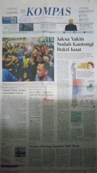 Image of Kompas : Amanat Hati Nurani Rakyat : Jumat, 19 Mei 2023