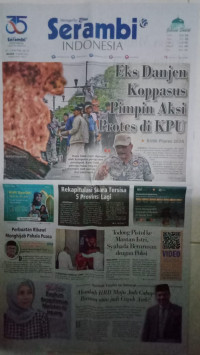 Image of Serambi Indonesia : No. 12258 Tahun Ke-35 : Selasa 19 Maret 2024 / 8 Ramadhan 1445 H