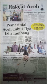 Image of Rakyat Aceh : Spirit Baru Membangun Nanggroe : 1 NovembeR 2023 / 17 Rabiul Akhir 1445 H