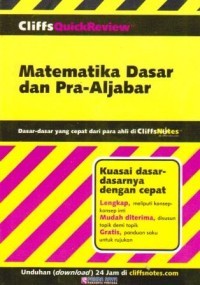 Image of Cliffs Quick Review : Matematika Dasar dan Pra-Aljabar